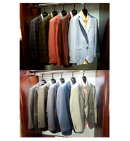 Costumes d'affaires pour hommes IGift BS315 de haute qualité, grande taille, respirants, imperméables, anti-plis, en laine, pour adultes