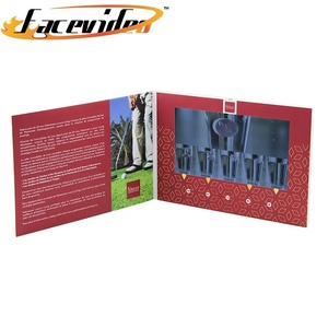 Caja de regalo de marca promocional, tarjeta de felicitación, catálogo digital para publicidad, folleto de vídeo lcd, productos más nuevos - Product Image 2