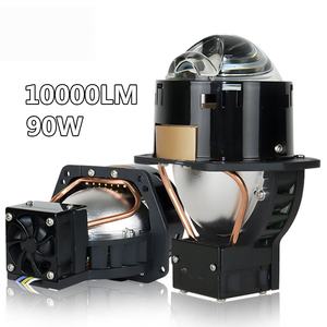 Lentes Bi-Proyector LED K203 3.0 para Faros Delanteros, Luz Alta y Baja, 90W, 10000LM, 6500K, Faros Antiniebla, Luces de Conducción para Automóviles Universales - Product Image 1