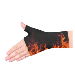 Grosir sarung tangan pelindung tangan tekanan Pria Wanita elastis kustom sarung tangan tekanan bungkus pergelangan tangan penjepit jempol medis - Product Image 3