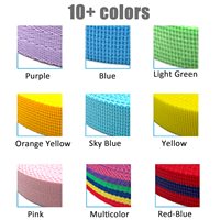 HONGYI vente en gros de haute résistance durable Double canapé couches de ceinture élastique Polyester 1/2 pouces Nylon tubulaire sac sangle sangle