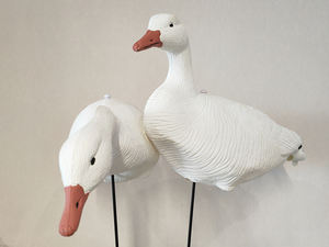 Leurre Pliable en EVA pour Chasse à l'Oie des Neiges, Modèle Blanc <span class=keywords><strong>Sauvage</strong></span> en Position de Nourrissage - Product Image 4