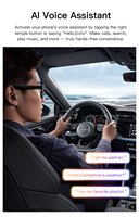 Nouvelles lunettes intelligentes M11 AI avec verres à changement de couleur, caméra 8MP pour prendre des photos, enregistrer des réunions, traduire les appels BT