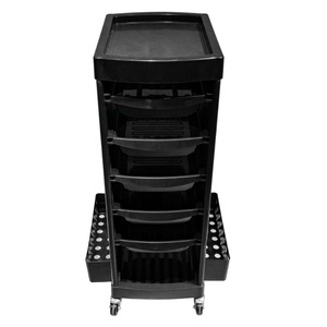 Salon de coiffure 5 tiroirs chariot de salon roulant chariot de salon de coiffure chariots de beauté de spa facial - Product Image 3