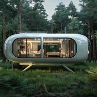 Capsule spatiale personnalisable multi-tailles, adaptée aux sites touristiques, aux campings ou à une utilisation comme magasin