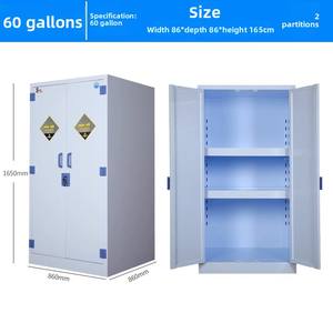 Armário de Segurança para Materiais Perigosos, Armário Químico de Laboratório para Reagentes Ácido-Base PP - Product Image 2