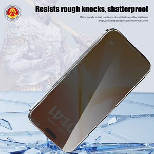 Protector DE PANTALLA DE TELÉFONO Monkey King 28 ° para teléfonos móviles <span class=keywords><strong>iPhone</strong></span> <span class=keywords><strong>12</strong></span> 13 15 17 Pro Max No Black Edge Smooth Touch 9H Anti Glare - Product Image 4