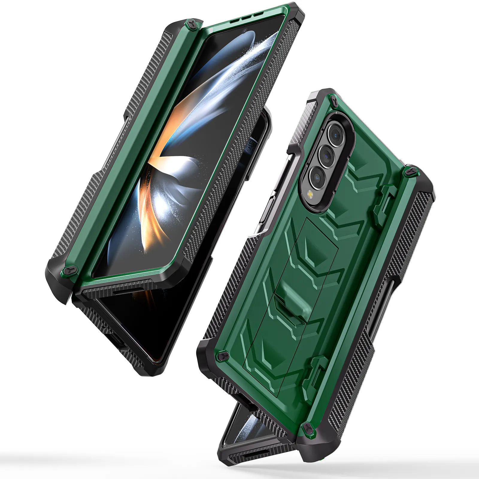 Hybrid Pc+Tpu Screen Protector Case Mobile Phone Cases Rugged Cover For Samsung Z Fold 4 Smart Cellphone Case Accessories