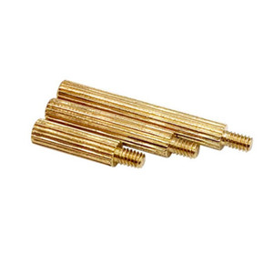 M2 * L + 3Mm Brass Duy Nhất Đầu Khoảng Cách Vít An Ninh Giám Sát Máy Ảnh Trụ Cột Có Knurled Standoff Spacer Vít - Product Image 6