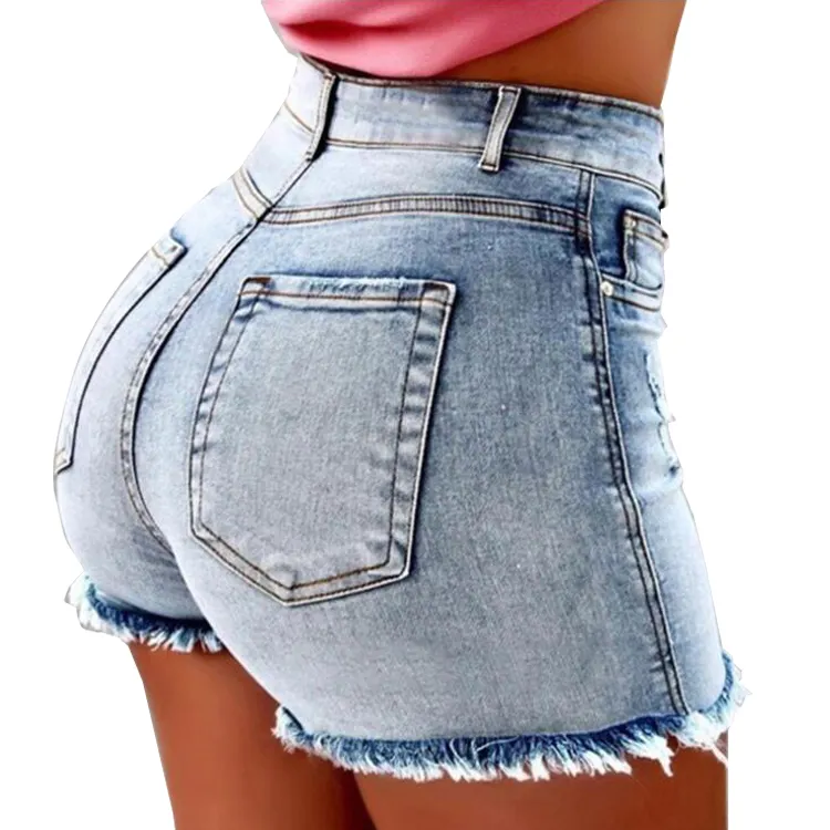 Sexy Woman Denim Shorts Hot Pants Jeans Push Up Skinny Slim High Waisted Denim Short Skirts Plus Size