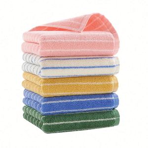 Serviette de toilette adulte en coton 100% pur, douce, absorbante et épaisse, 34x34 cm, avec broderie, tissage uni, logo personnalisé - Product Image 4