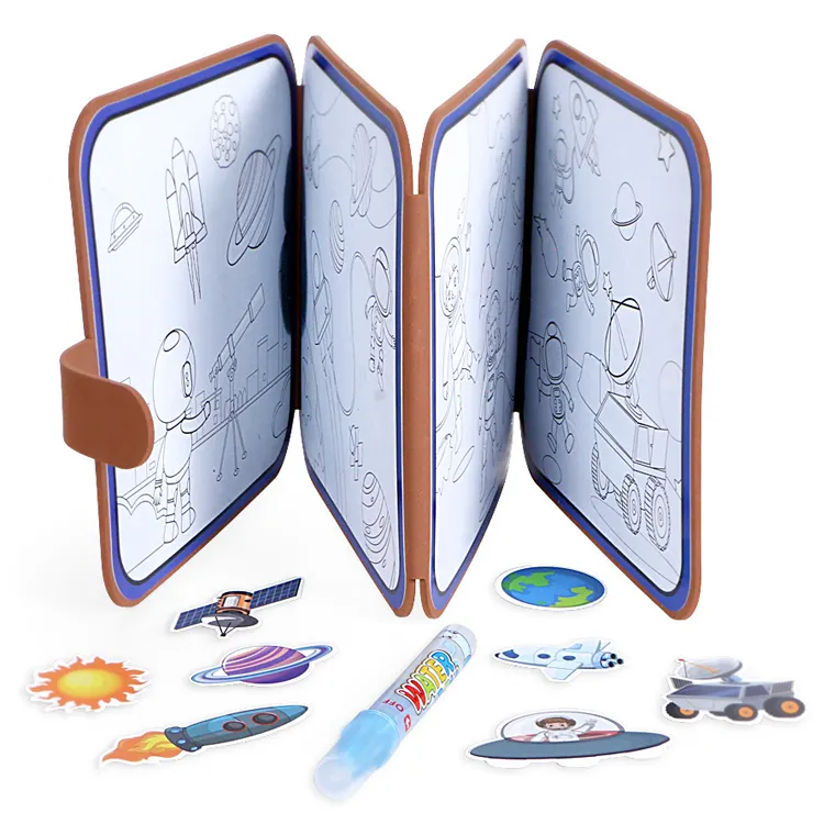 幼児教育アルファベット漫画落書き本子供のための魔法の水絵画本