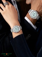 Jam Tangan Alfajr Grosir Mode Terbaru Berkualitas Tinggi, Penunjuk Arah Kiblat Satu Tombol, Dial Arab HA-6347 untuk Pasangan Muslim