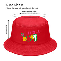 Chapeau de pêcheur personnalisé pour enfants, broderie rayée, haute qualité, unisexe, avec image personnalisée, pour activités de plein air et voyages, en stock aux États-Unis