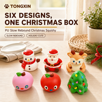 Jouets Squishy à Rebond Lent TONGXIN – Nouveautés de Noël, Cadeau Idéal pour le Chaussette de Noël, Jouet de Bureau, Lot en Gros à Vendre