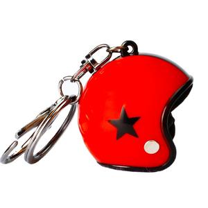 Único creativo estilo Pentágono rompevientos pato bambú libélula casco llavero accesorio regalo colgante - Product Image 5