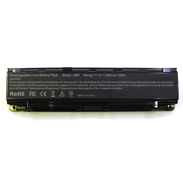 L800 Laptop Battery 11.1V 5200mAh for PA5024 C800 C850 C870 L800 L830 L845 Notebook Rechargeable Laptop Battery