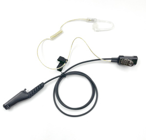 Auricular Intrauditivo con Tubo Acústico HXKK, Micrófono PTT, Accesorio para Walkie Talkie de Seguridad/Guardia Personal Mototrno R7 APX N70 MXP600, 60 cm - Product Image 1
