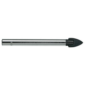 Foret à verre Metabo 4 mm, longueur totale 60 mm, à pointe en carbure pour percer le verre - Product Image 1