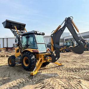 Miễn phí vận chuyển Euro 5 EPA backhoe <span class=keywords><strong>loader</strong></span> backhoe bánh xe tải chất lượng cao với xô - Product Image 2