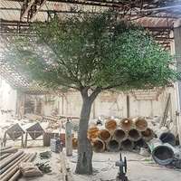 8ft 10ft Grand Faux Olive Tree Grand Olive Vert Artificiel Faux Grands Arbres Artificiels d'Intérieur pour la Décoration de Café