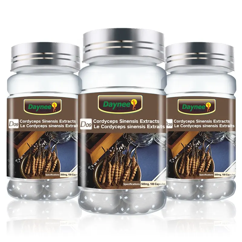 Экстракты cordyceps Sinensis капсулы OEM Private Label капсулы иммунитета таблетки Заводские ежедневные пищевые добавки