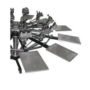 New Condition Automatic & Manual Grade Rotating Multi-Color Screen <b>Printing</b> <b>Machine</b> for Cloth Label Card Paper <b>Printing</b> - Product Image 5