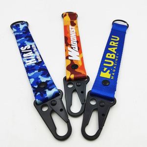 Llaveros Promocionales Personalizados al por Mayor con Logotipo, Mosquetones, Llaveros de Poliéster, Cordones de Muñeca de Camuflaje - Product Image 1