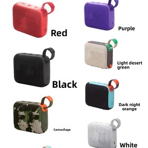 GO4 4ème Génération pour Petits Haut-parleurs, Design Brique Dorée, Étanchéité IPX4, Batterie au Lithium Intégrée, Basses Profondes, Sortie 10W pour l'Extérieur - Product Image 2