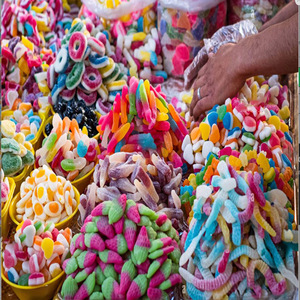 Golosinas y Dulces de Goma Halal de China Personalizadas al por Mayor con Cobertura de Azúcar Agridulce a Granel - Product Image 4