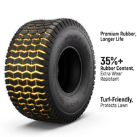 Pneus de tondeuse à gazon 20x8.00-8, pneu de tracteur de jardin 20x8x8, pneus de tondeuse autoportée 20x8-8nhs, pneu tubeless 4 plis, capacité de 965 lb