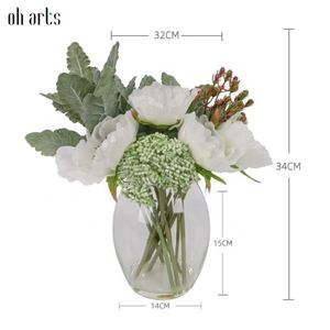 Flores Artificiales de Seda en Oferta, Flores Mixtas para Decoración Interior y Exterior - Product Image 2