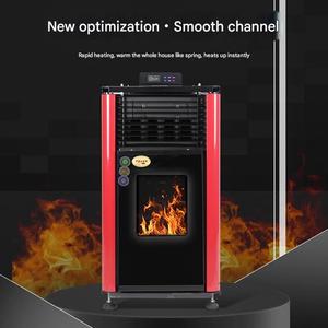 Caldera Inteligente Moderna de Biomasa para Calefacción, Chimenea de Leña con Control Remoto para Uso Doméstico y Comercial, Fuego Real - Product Image 5