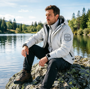 <span class=keywords><strong>Veste</strong></span> d'extérieur 3-en-1 décontractée d'hiver à capuche, doublée toile, fermeture éclair amovible, imperméable et respirante, service OEM - Product Image 1