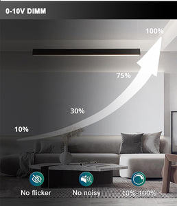 BBIER <span class=keywords><strong>LED</strong></span> 20W 30W 40W 60W 80W <span class=keywords><strong>LED</strong></span> illuminazione lineare lampada a soffitto per illuminazione da ufficio - Product Image 5
