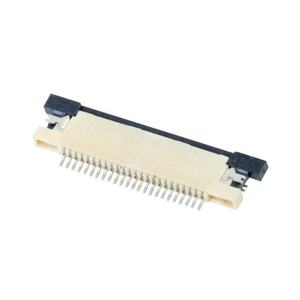 Conector FFC/FPC de paso de 0.5 mm con contacto inferior de bloqueo tipo flip, suministro de fábrica - Product Image 2