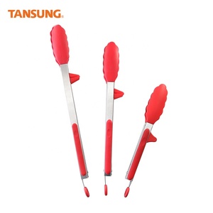<span class=keywords><strong>Amazon</strong></span> Meilleur Vendeur En Acier Inoxydable Pinces de <span class=keywords><strong>Cuisine</strong></span> En Silicone - Product Image 2