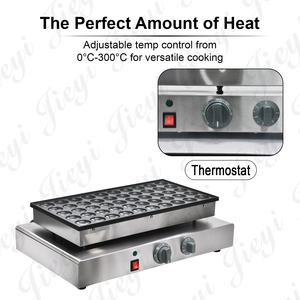 Macchina Elettrica Commerciale per Mini Pancake da 1700W con 50 Fori, in Acciaio Inox Antiaderente, per Dorayaki, Ideale per Caffetterie, Snack Bar e Pasticcerie - Product Image 2