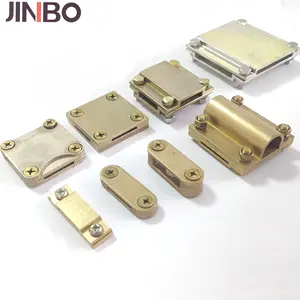 Heavy Duty Wholesale Ground Rod System Brass Earthing Cross Jointing Clamps Square Tape Clamp