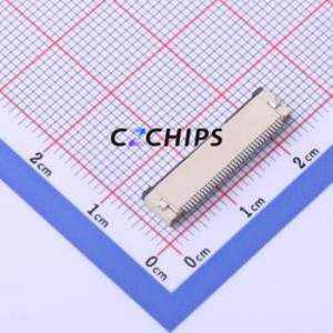 FC05-S36FCT-00 FFC/FPC Connector SMD,P=0.5mm,Horizontal Mount Connector Flip Cover Type Bottom Contact 36P 0.5mm - Product Image 2