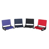 Logo personnalisé léger rembourré sièges de stade pliant coussin de gradin extérieur avec dossier mobilier d'extérieur portable vente en gros