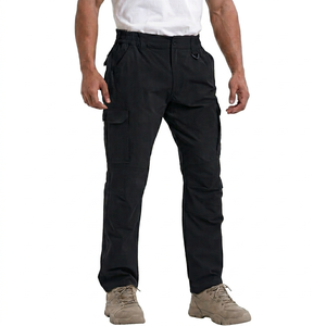 Pantalon cargo tactique pour homme, en toile, doublure polaire, léger, respirant, séchage rapide, randonnée, camping, entraînement, utilitaire - Product Image 1