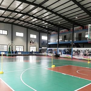 Cancha de Tenis con Estructura de Acero Prediseñada y Personalizada, Resistente a la Nieve, Vida Útil de 50 Años, Certificación ISO9001, para Resorts - Product Image 1