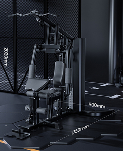 Salle de sport à domicile à poste unique, équipement de <span class=keywords><strong>musculation</strong></span> multifonctionnel, entraîneur de force à domicile, salle de sport <span class=keywords><strong>compacte</strong></span> à domicile, <span class=keywords><strong>machine</strong></span> de fitness tout-en-un - Product Image 4