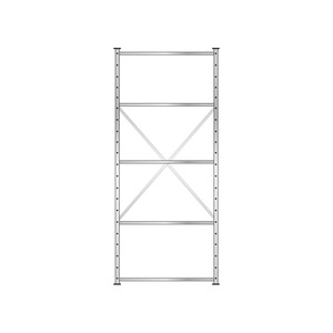 Glanzverzinktes Flex Stecksystem Fachbodenregal mit 5 Fachböden 1070x315x2500 Mm Tragkraft 175 Kg pro Boden - Product Image 1