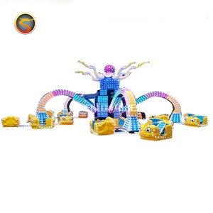 <span class=keywords><strong>Parc</strong></span> d'<span class=keywords><strong>attraction</strong></span> <span class=keywords><strong>intérieur</strong></span> Machine de jeux électroniques 30 sièges Pieuvre rotative en fibre de verre en acier pour fête foraine publique <span class=keywords><strong>Parc</strong></span> d'aventure pour - Product Image 4