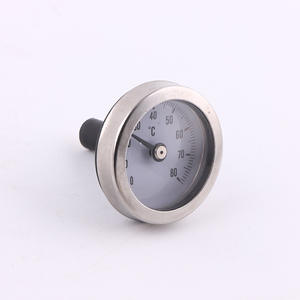 Fabricant OEM Personnalisable Jauge de température de l'eau à affichage LCD bimétallique axial de 40 mm avec tige de mesure en cuivre - Product Image 4