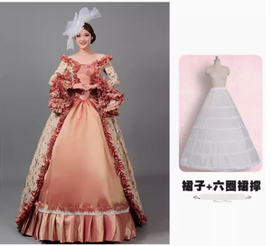 Costume baroque pour femmes, <span class=keywords><strong>robe</strong></span> de bal <span class=keywords><strong>Marie</strong></span>-<span class=keywords><strong>Antoinette</strong></span> brodée en 3D, Renaissance, grande taille, <span class=keywords><strong>robe</strong></span> victorienne du XVIIIe siècle, sur mesure - Product Image 6