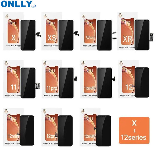 Good Price RJ Incell Soft Hard OLED LCD Screen Display Mobile Phone Touch Screen for iPhone X 13 14 15 Plus Pro Max Replacement