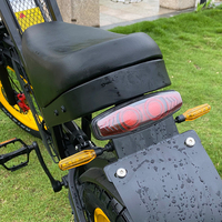 Almacén del Reino Unido 1000W Motor eléctrico Dirt Bike personalizado 50 KM/H 20 pulgadas Fat Tire Off Road 25AH bicicleta de montaña eléctrica